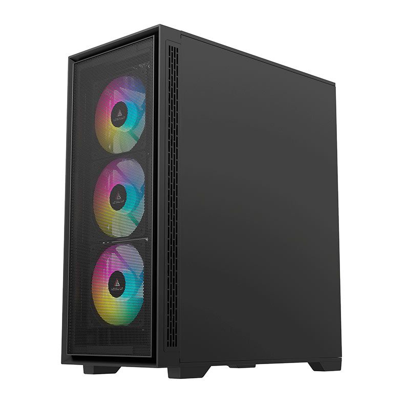Gabinete Gamer Acegeek Storm C415, Mid-Tower, Lateral de Vidro, Preto, AG-STORM-C415-BK