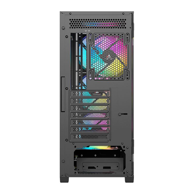 Gabinete Gamer Acegeek Storm C415, Mid-Tower, Lateral de Vidro, Preto, AG-STORM-C415-BK