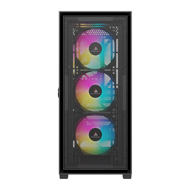 Gabinete Gamer Acegeek Storm C415, Mid-Tower, Lateral de Vidro, Preto, AG-STORM-C415-BK
