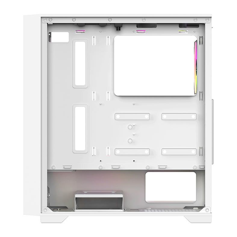 Gabinete Gamer Acegeek Striker A411, Mid-Tower, Lateral de Vidro, Branco, AG-STRIKER-A411-WH