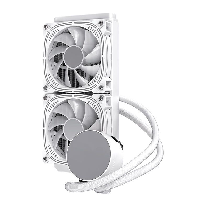 Water Cooler Acegeek Temp C240, ARGB, 240mm, Branco, AG-TEMPC240-WH