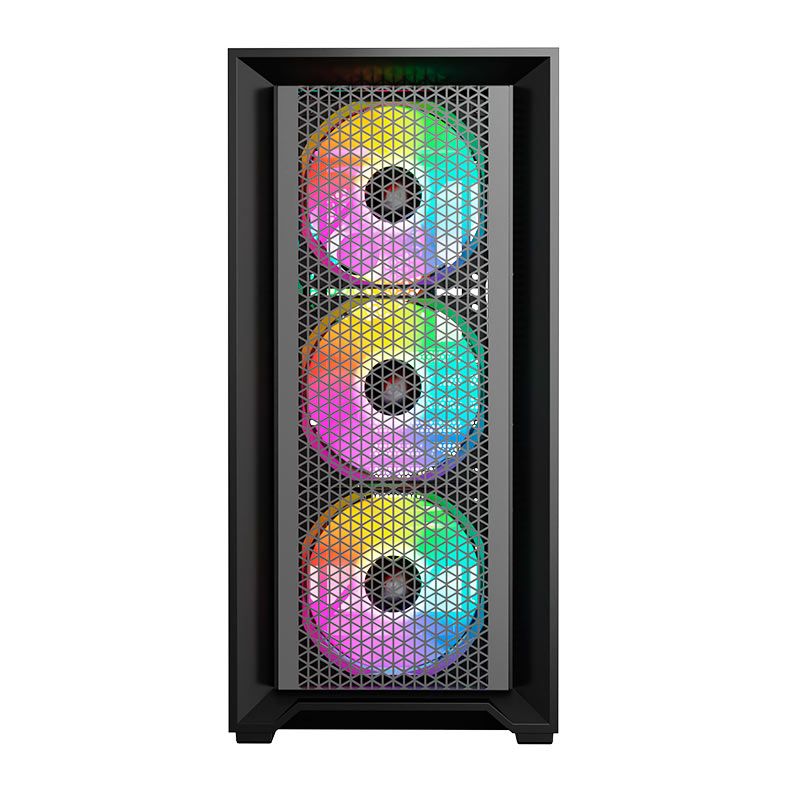 Gabinete Gamer Acegeek Tempest A370, Mid-Tower, Lateral de Vidro, Preto, AG-TEMPEST-A370-BK