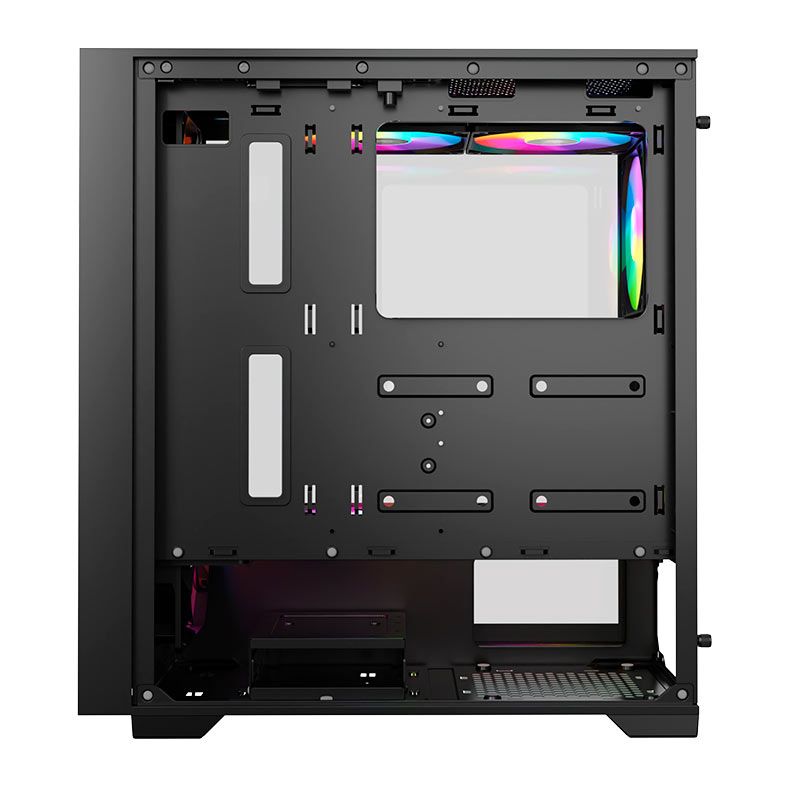 Gabinete Gamer Acegeek Tempest A370, Mid-Tower, Lateral de Vidro, Preto, AG-TEMPEST-A370-BK