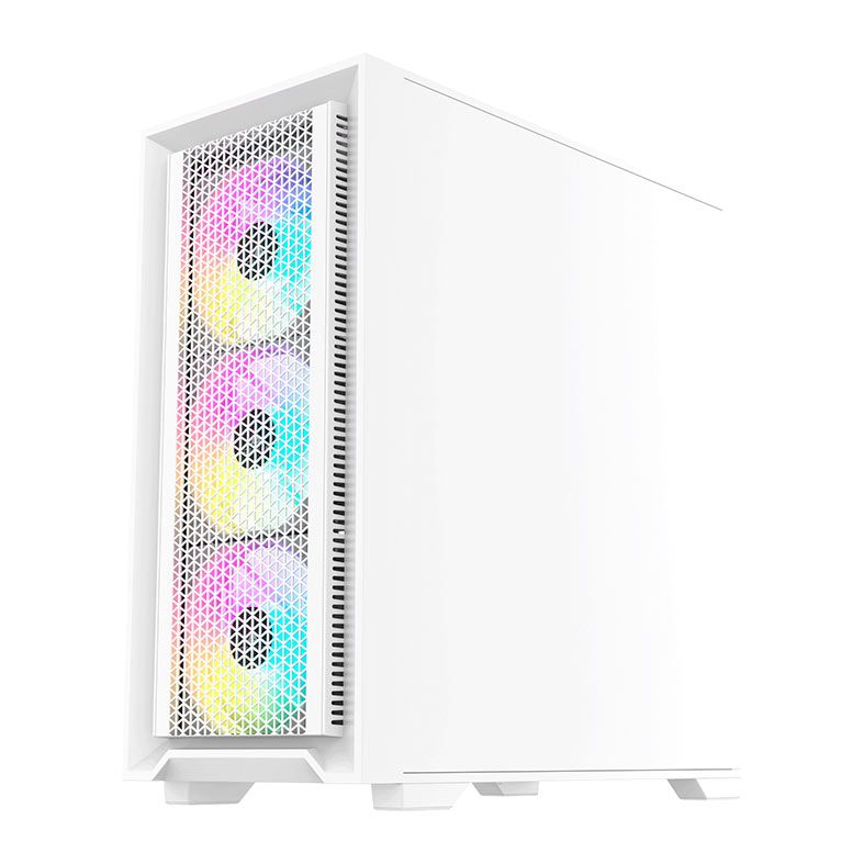 Gabinete Gamer Acegeek Tempest A370, Mid-Tower, Lateral de Vidro, Branco, AG-TEMPEST-A370-WH