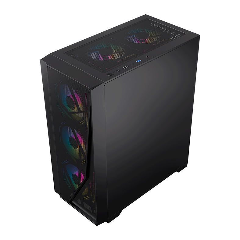 Gabinete Gamer Acegeek Terminator Type C, Mid-Tower, Lateral de