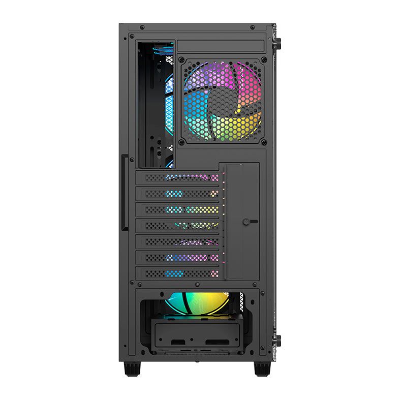 Gabinete Gamer Acegeek Utopia K445, Mid-Tower, Lateral de Vidro, Preto, AG-UTOPIA-K445-BK