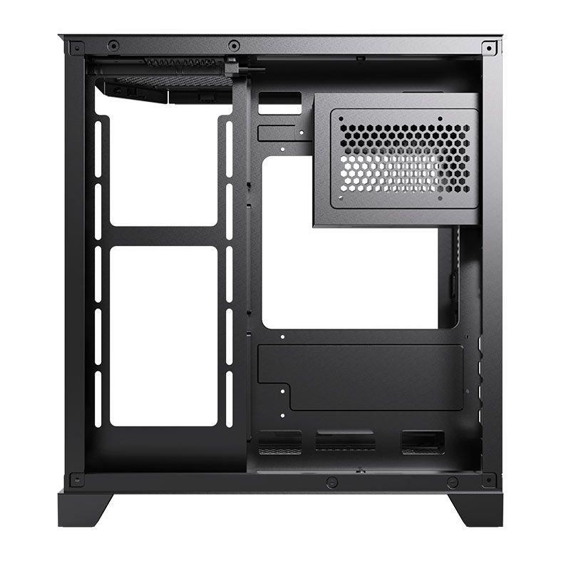 Gabinete Gamer Acegeek Vista, Mi-Tower, Lateral de Vidro, Preto