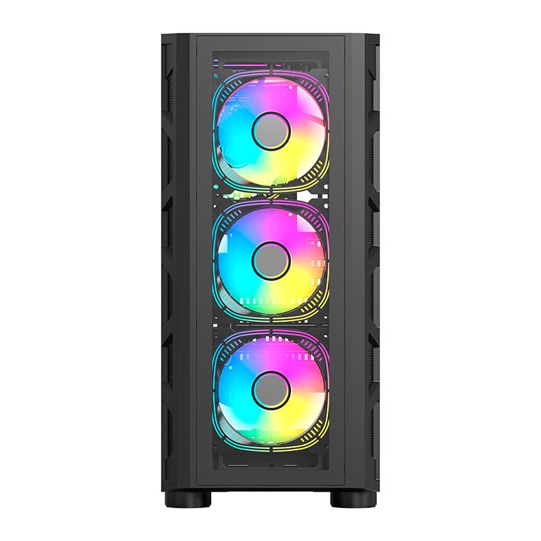 Gabinete Gamer Acegeek Warrior A380 Glass, Full-Tower, Lateral de Vidro, Preto, AG-WARRIORA380GLASS-BK