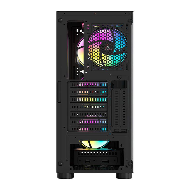 Gabinete Gamer Acegeek Warrior A380 Glass, Full-Tower, Lateral de Vidro, Preto, AG-WARRIORA380GLASS-BK