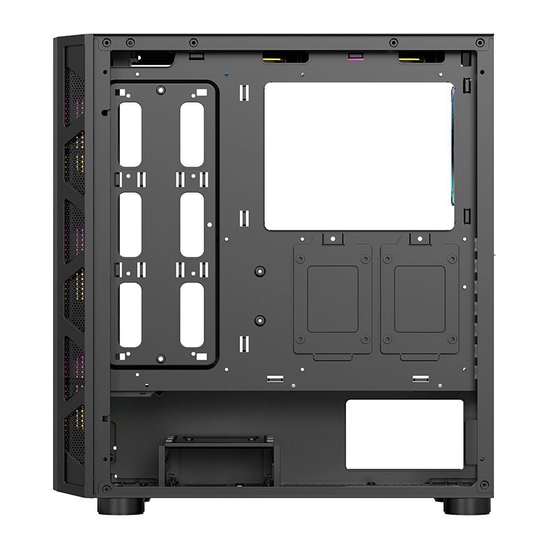 Gabinete Gamer Acegeek Warrior A380 Glass, Full-Tower, Lateral de Vidro, Preto, AG-WARRIORA380GLASS-BK