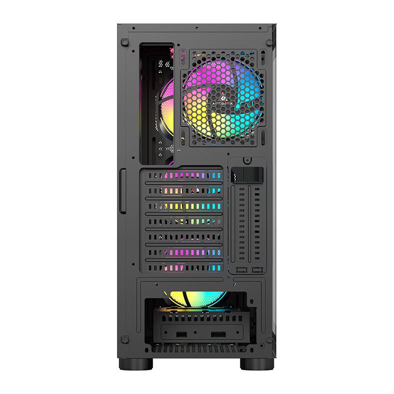 Gabinete Gamer Acegeek Warrior A380 Mesh, Full-Tower, Lateral de Vidro, Preto, AG-WARRIORA380MESH-BK