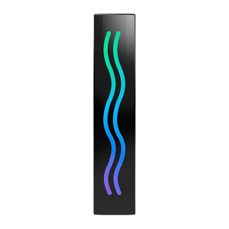 Kit Ventoinhas Acegeek Wave, ARGB, 3x120mm, Preto, AG-WAVE3X1-BK