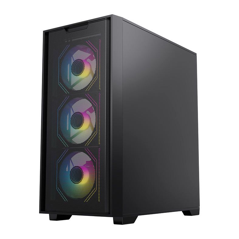 Gabinete Gamer Acegeek Xrader Mini, Mid-Tower, Lateral de Vidro, Preto, AG-XRADER-MINI-BK