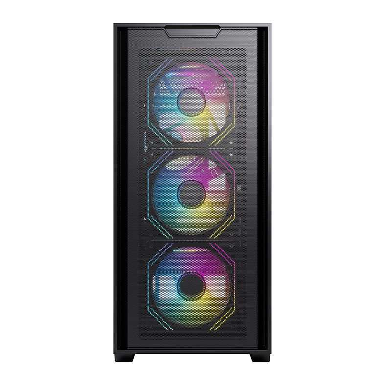 Gabinete Gamer Acegeek Xrader Mini, Mid-Tower, Lateral de Vidro, Preto, AG-XRADER-MINI-BK