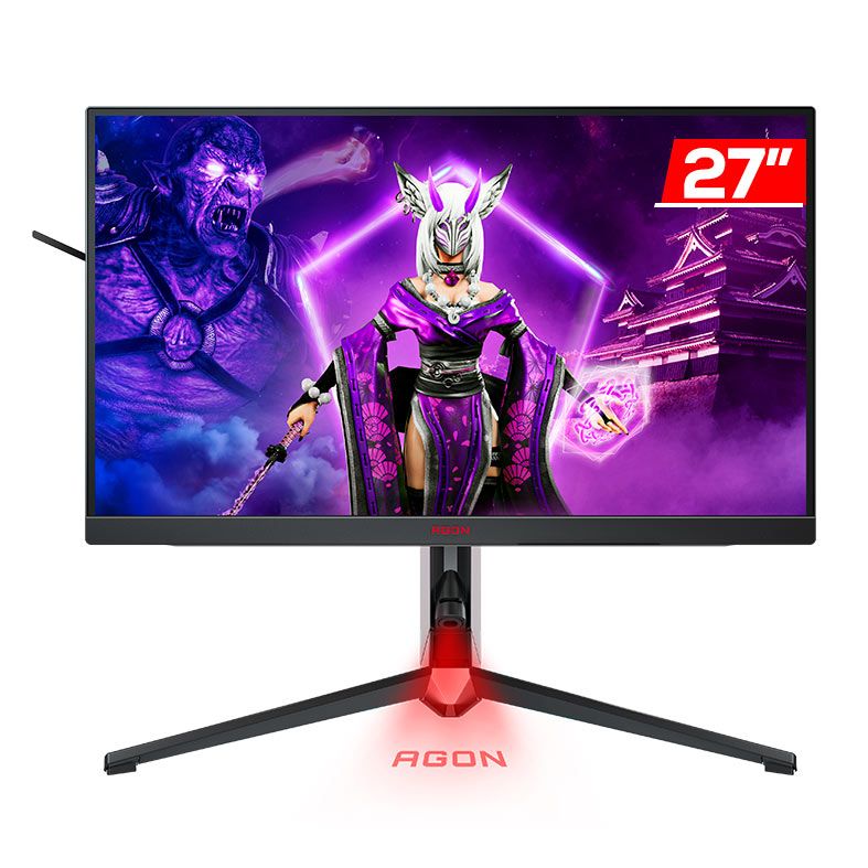 Monitor Gamer AOC AGON 4 Pro Unbeatable, 27 Pol, IPS, QHD, 1ms, 240Hz, HDMI/DP, G-Sync, AG274QG