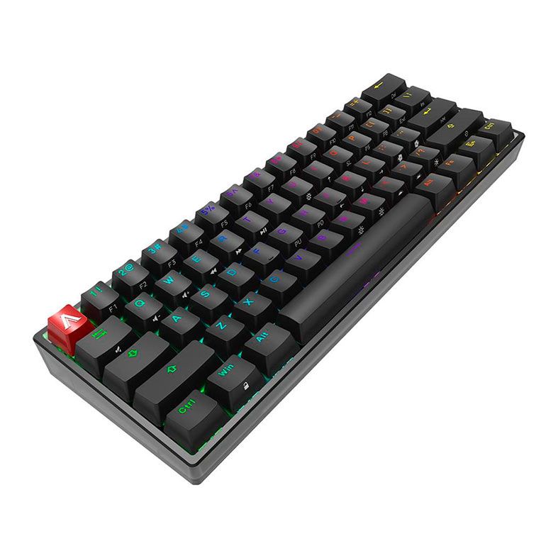 Teclado Mecanico Gamer AOC Agon AGK600, RGB, Switch Vermelho, Preto, AGK600BR/FG
