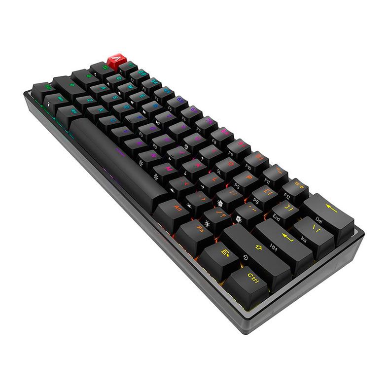 Teclado Mecanico Gamer AOC Agon AGK600, RGB, Switch Vermelho, Preto, AGK600BR/FG