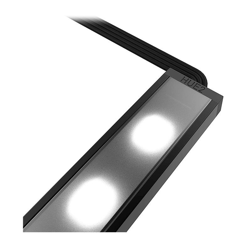 Kit Fita Com 2 Led Underglow NZXT Para Gabinete HUE 2, RGB, 200mm, AH-2UGKD-B1