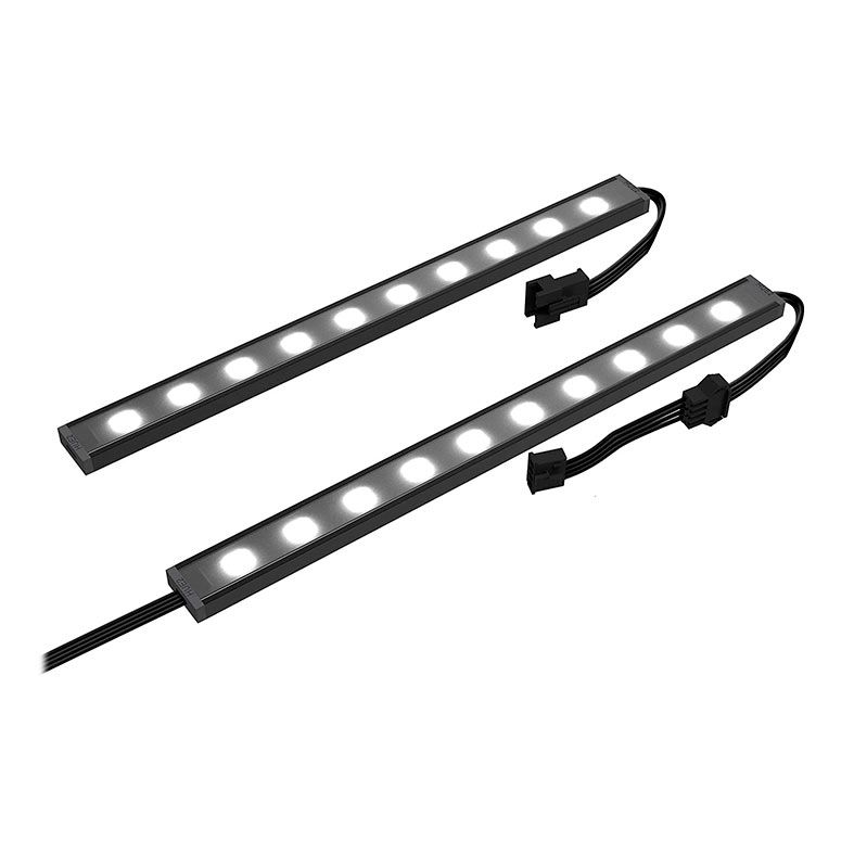 Kit Fita Com 2 Led Underglow NZXT Para Gabinete HUE 2, RGB, 200mm, AH-2UGKD-B1