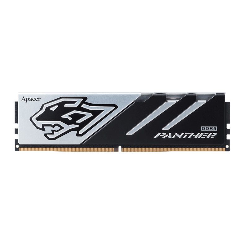 Memoria Apacer Panther, 16GB (1x16GB), DDR5, 5600MHz, C40, Preto e Prata, AH5U16G56C5227BAA-1