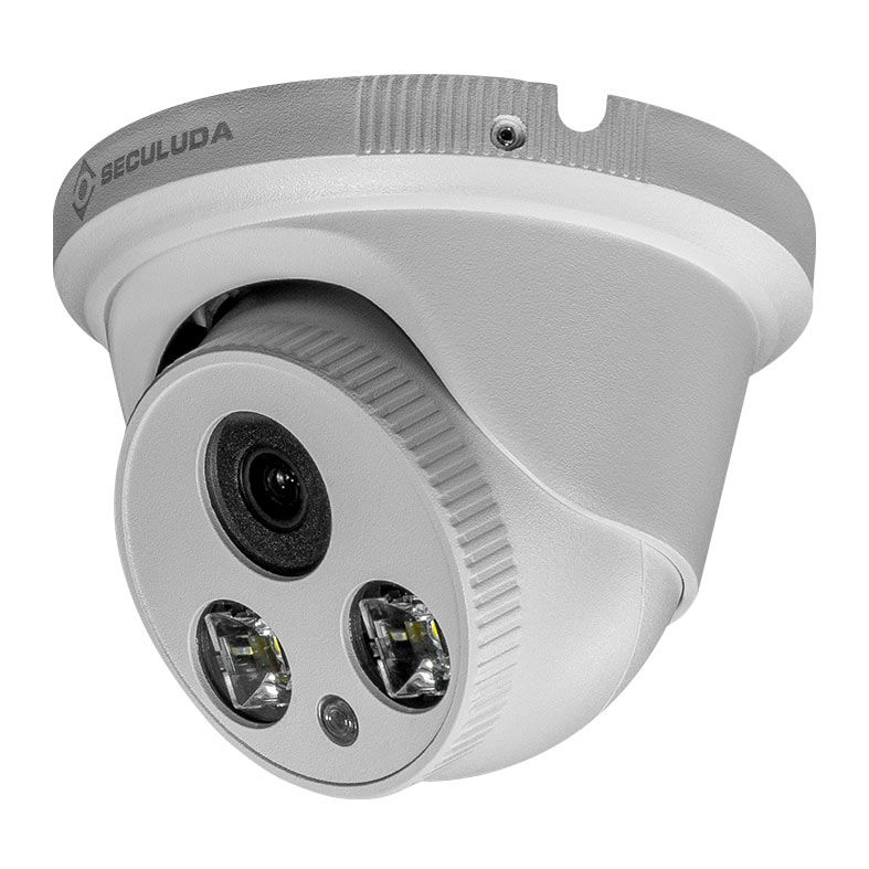 Camera Seculuda ColorVu IP Dome, HD, 2MP, Branco, AHD-W-MFD202M