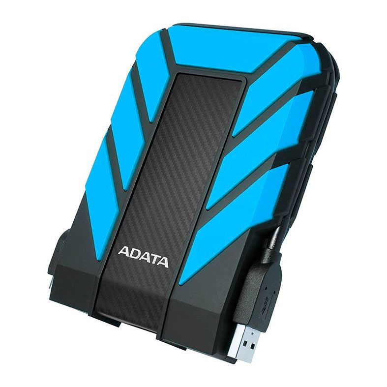 HD Externo ADATA HD710 Pro Durable, 2TB, Preto e Azul, USB 3.2,  AHD710P-2TU31-CBL