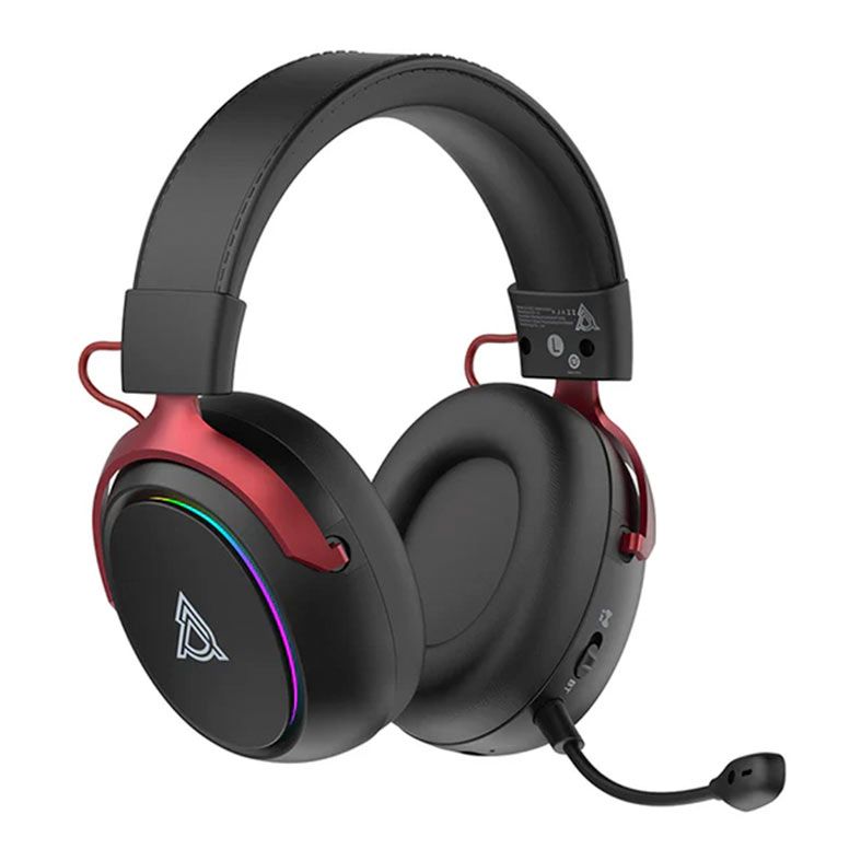 PRE VENDA - Headset Ajazz AHM10 Max, Drivers 53mm, RGB, Tri-Mode, Preto, AHM10MAX-BK