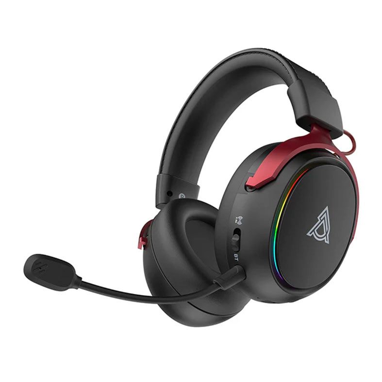 PRE VENDA - Headset Ajazz AHM10 Max, Drivers 53mm, RGB, Tri-Mode, Preto, AHM10MAX-BK