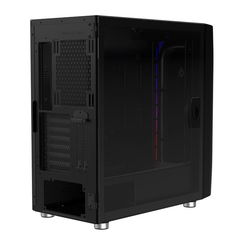 Gabinete Gamer Alseye AI, Full-Tower, Lateral de Vidro, Preto, AI-BK