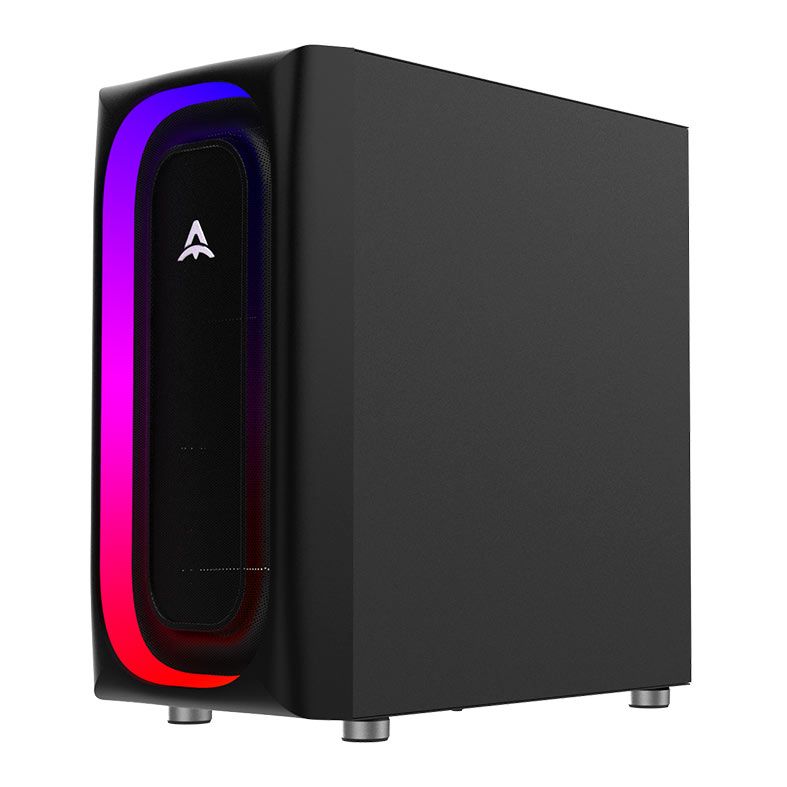 Gabinete Gamer Alseye AI, Full-Tower, Lateral de Vidro, Preto, AI-BK