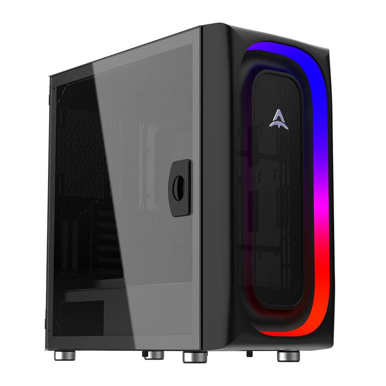 Gabinete Gamer Alseye AI, Full-Tower, Lateral de Vidro, Preto, AI-BK