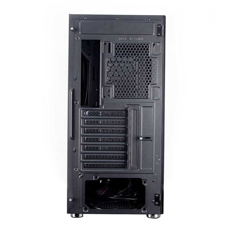 Gabinete Gamer Alseye AI-SE, Mid-Tower, Lateral de Vidro, Preto e Vermelho, AI-SE-ALSEYE