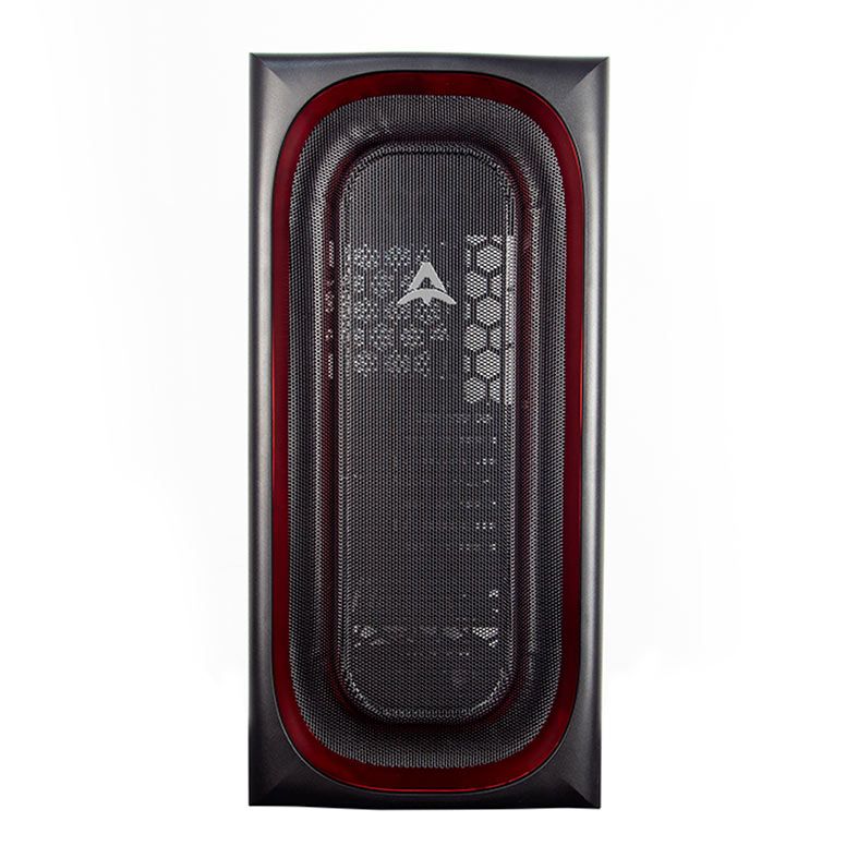 Gabinete Gamer Alseye AI-SE, Mid-Tower, Lateral de Vidro, Preto e Vermelho, AI-SE-ALSEYE