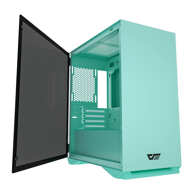 Gabinete Gamer Aigo DarkFlash DLM 22 Neo Mint Lateral Vidro