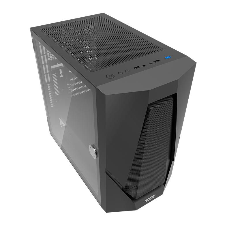 Gabinete Gamer Aigo DarkFlash DLM 24 Lateral Vidro Preto