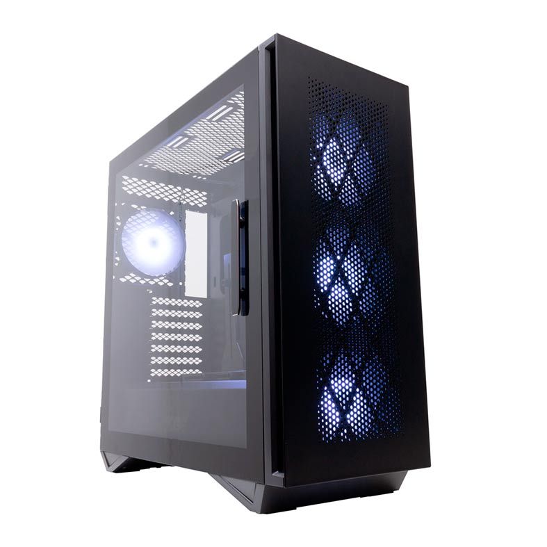 Gabinete Gamer Aigo DarkFlash DLS480 Preto Lateral Vidro