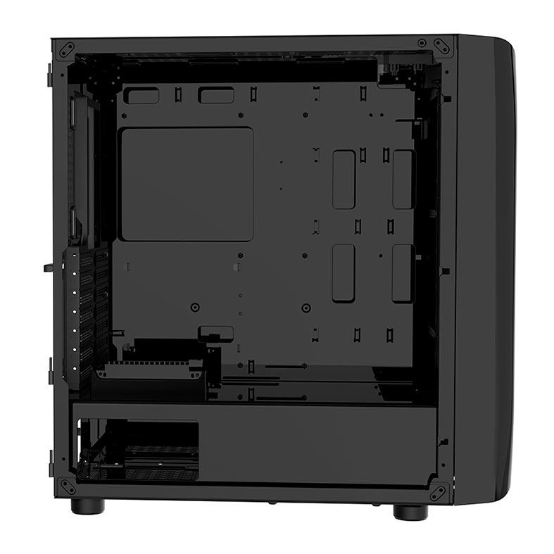 Gabinete Gamer Alseye Ai Pro, RGB, Full-Tower, Lateral de Vidro, Preto, AIPRO-B