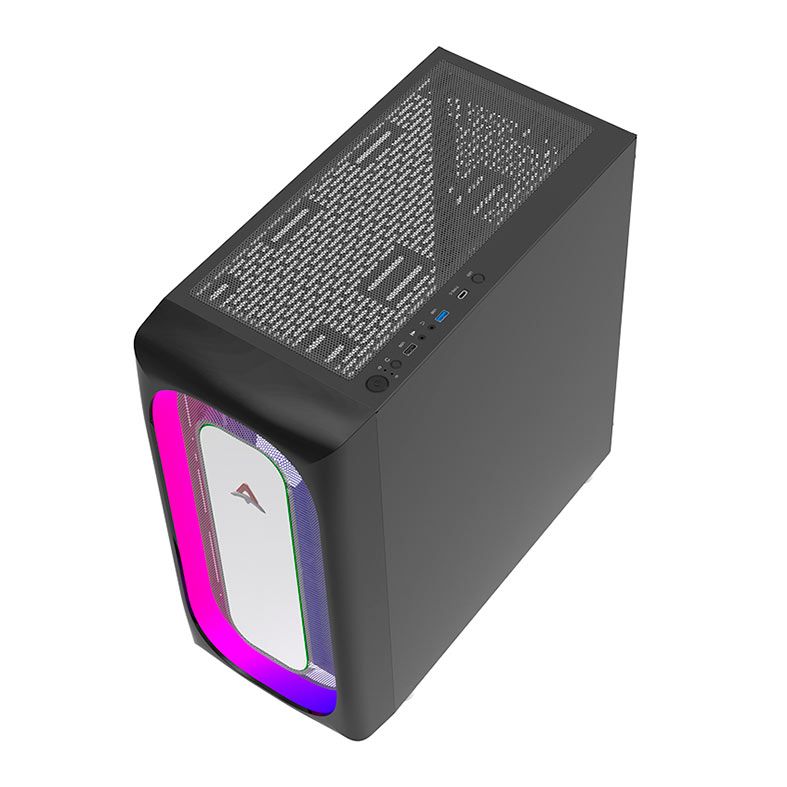 Gabinete Gamer Alseye Ai Pro, RGB, Full-Tower, Lateral de Vidro, Preto, AIPRO-B
