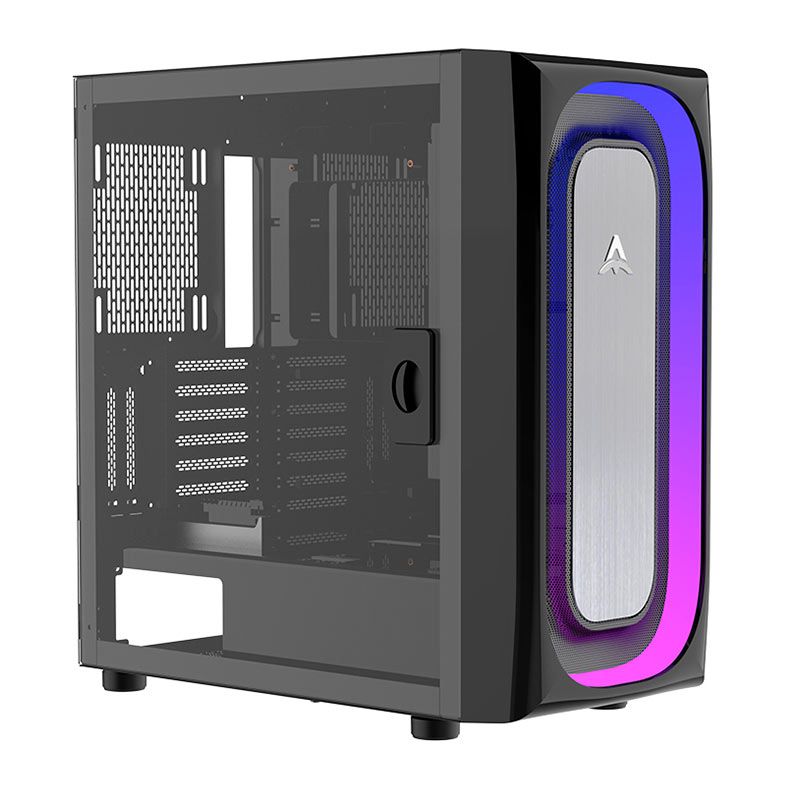 Gabinete Gamer Alseye Ai Pro, RGB, Full-Tower, Lateral de Vidro, Preto, AIPRO-B