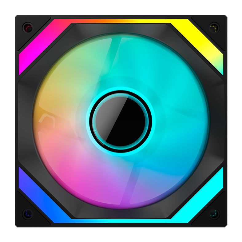 Ventoinha Aigo Darkflash AIR12, ARGB, 120mm, Preto, AIR-12-BK