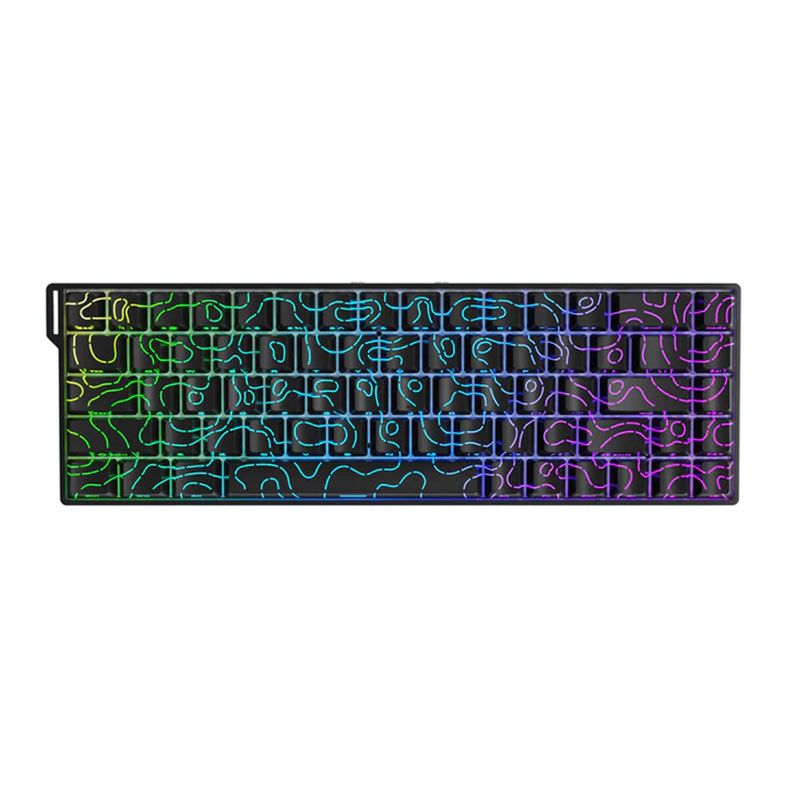 PRE VENDA - Teclado Magnetico Ajazz AK680 V2 HE, RGB, Switch Hall Effect, Contour Black, AK680V2-HE-CBK