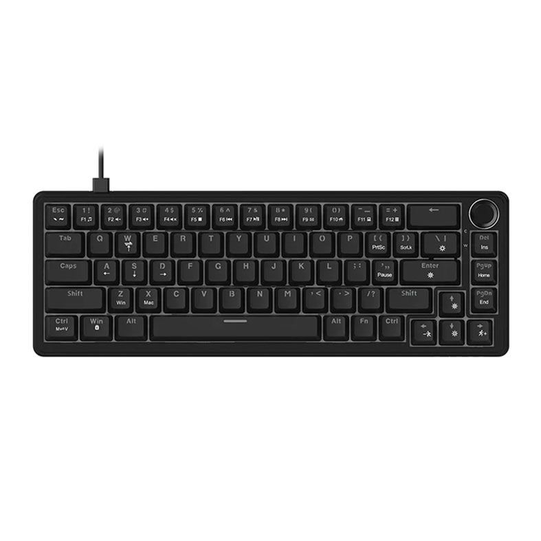PRE VENDA - Teclado Mecanico Ajazz AK690, Rainbow, Switch Peach, Black, AK690-BK