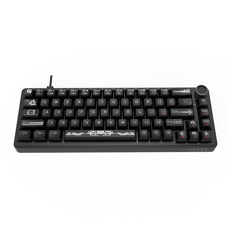 PRE VENDA - Teclado Mecanico Ajazz AK690, Rainbow, Switch Maillard, Transparent Black, AK690-TB
