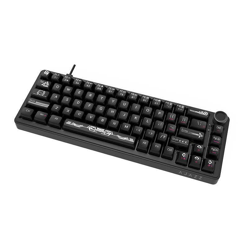 PRE VENDA - Teclado Mecanico Ajazz AK690, Rainbow, Switch Maillard, Transparent Black, AK690-TB