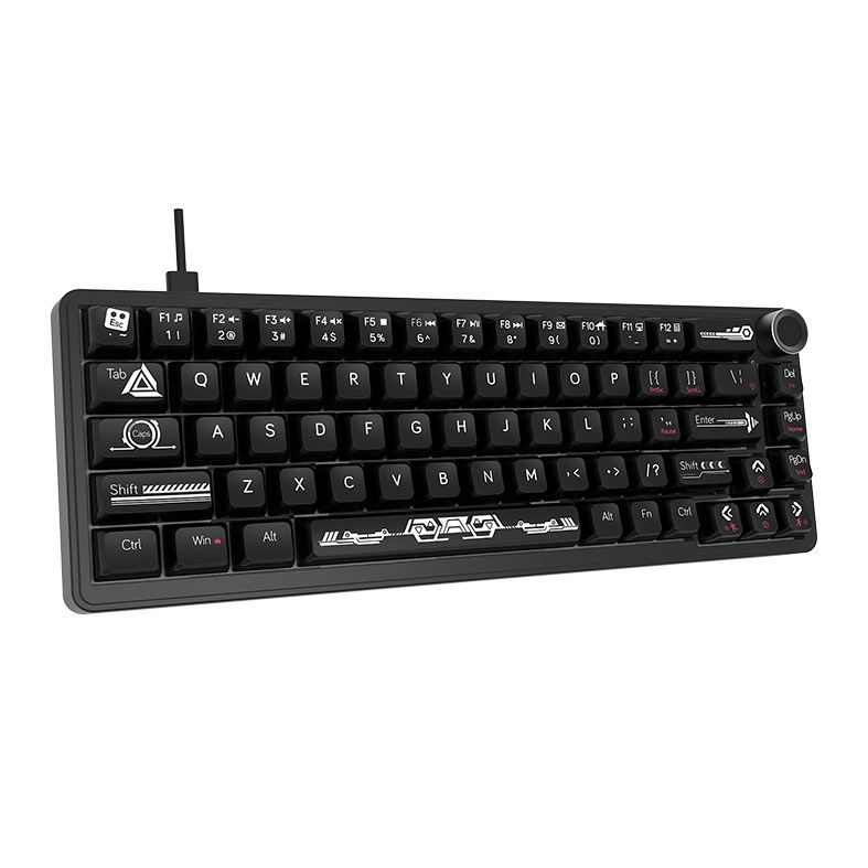 PRE VENDA - Teclado Mecanico Ajazz AK690, Rainbow, Switch Maillard, Transparent Black, AK690-TB