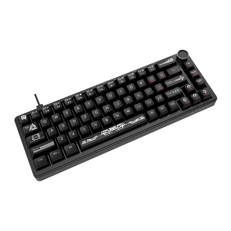 PRE VENDA - Teclado Mecanico Ajazz AK690, Rainbow, Switch Maillard, Transparent Black, AK690-TB