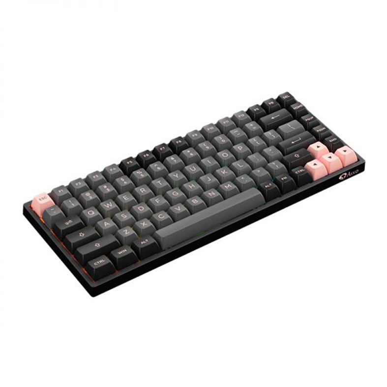 Teclado Mecanico Gamer Akko 3084 Multi Modes, RGB, Switch Akko Jelly Pink, Preto, AKKO-3084-MULTI-BK