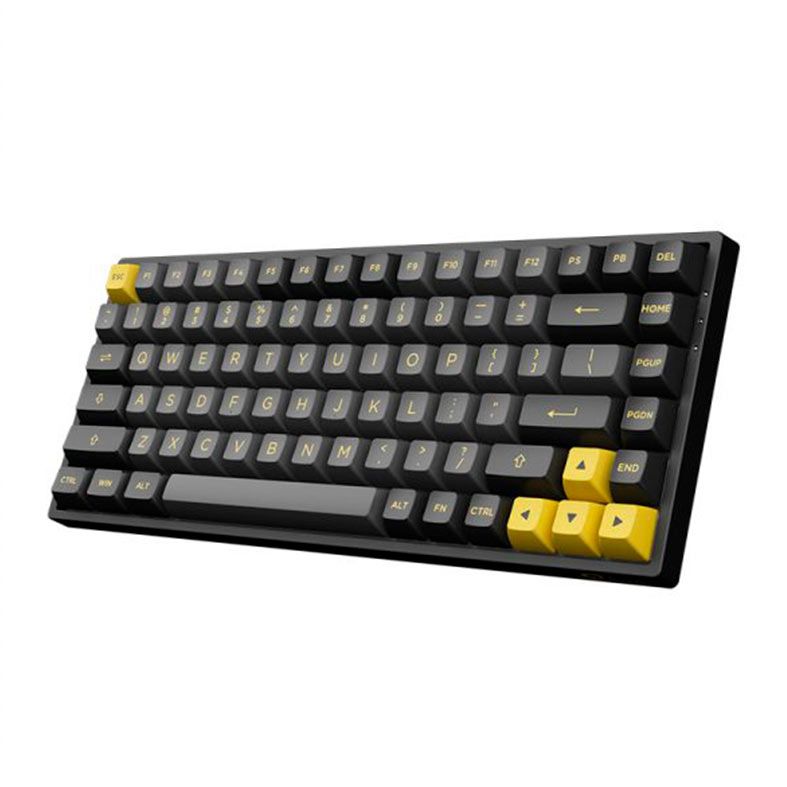 Teclado Mecanico Gamer Akko 3084B Plus Multi Modes, RGB, Switch Akko Princess, Black e Gold, AKKO-3084B-PLUS-BK