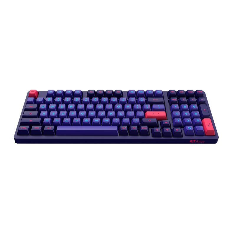 Teclado Mecanico Gamer Akko Neon 3098, Switch Cream Blue, AKKO-3098-NEON