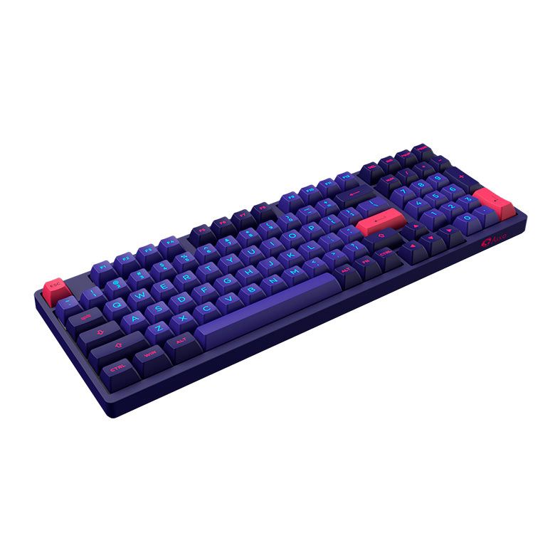 Teclado Mecanico Gamer Akko 3098 Neon, Switch Cream Yellow, AKKO-3098-YELLOW